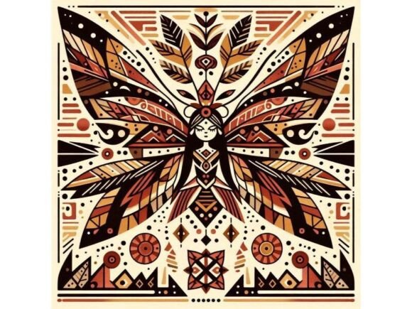 Download A Tribal Fairy Design with Bold, Geometr - Fairy design Collection