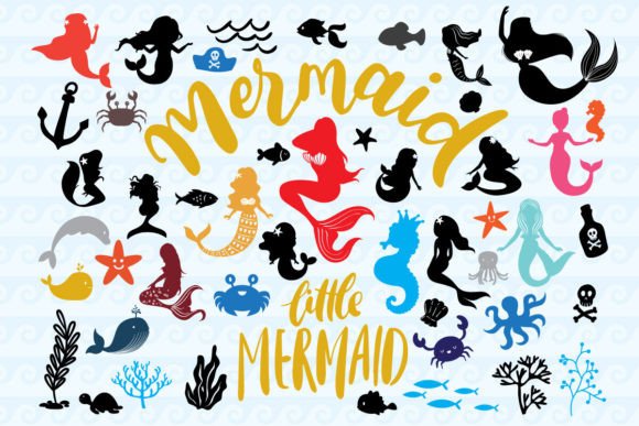 Download Mermaid SVG Ocean Life Underwater Sea - Mermaid svg Collection