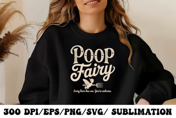Download Rustic Farm Humor Poop Fairy Design - Fairy design Collection