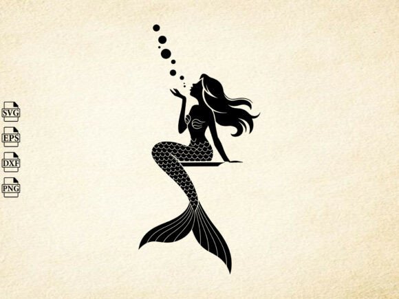 Download Cute Mermaid Svg, Mermaid Clipart Svg - Mermaid svg Collection
